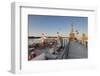 Statue of Imperia by Peter Lenk at the Seaport, Restaurant on a Ship, Konstanz-Markus Lange-Framed Photographic Print