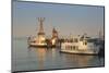 Statue of Imperia by Peter Lenk at the Seaport, Restaurant on a Ship, Konstanz-Markus Lange-Mounted Photographic Print