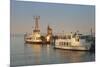 Statue of Imperia by Peter Lenk at the Seaport, Restaurant on a Ship, Konstanz-Markus Lange-Mounted Photographic Print