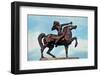 Statue of Indian on Horse, Grant Park, Chicago, Illinois-null-Framed Photographic Print