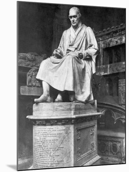 Statue of Inventor James Watt-null-Mounted Photographic Print