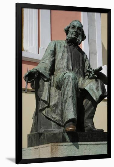 Statue of Ivan Aivazovsky (1817-1900). Feodosiya. Ukraine-null-Framed Giclee Print