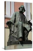 Statue of Ivan Aivazovsky (1817-1900). Feodosiya. Ukraine-null-Stretched Canvas
