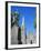 Statue of J R Godley and the Cathedral, Christchurch, Canterbury, South Island, New Zealand-Neale Clarke-Framed Photographic Print