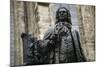 Statue of J. S. Bach, Courtyard of St. Thomas Church, Leipzig, Germany-Dave Bartruff-Mounted Photographic Print