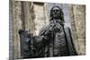 Statue of J. S. Bach, Courtyard of St. Thomas Church, Leipzig, Germany-Dave Bartruff-Mounted Photographic Print