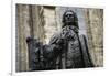 Statue of J. S. Bach, Courtyard of St. Thomas Church, Leipzig, Germany-Dave Bartruff-Framed Photographic Print