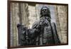 Statue of J. S. Bach, Courtyard of St. Thomas Church, Leipzig, Germany-Dave Bartruff-Framed Photographic Print