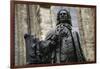 Statue of J. S. Bach, Courtyard of St. Thomas Church, Leipzig, Germany-Dave Bartruff-Framed Photographic Print