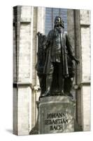 Statue of J. S. Bach on Grounds of St. Thomas Church, Leipzig, Germany-Dave Bartruff-Stretched Canvas