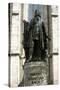 Statue of J. S. Bach on Grounds of St. Thomas Church, Leipzig, Germany-Dave Bartruff-Stretched Canvas