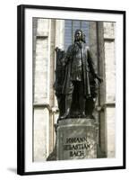 Statue of J. S. Bach on Grounds of St. Thomas Church, Leipzig, Germany-Dave Bartruff-Framed Photographic Print