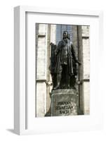 Statue of J. S. Bach on Grounds of St. Thomas Church, Leipzig, Germany-Dave Bartruff-Framed Photographic Print