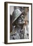 Statue of James Joyce, O'Connell Street, Dublin, Republic of Ireland, Europe-Nigel Hicks-Framed Photographic Print