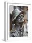 Statue of James Joyce, O'Connell Street, Dublin, Republic of Ireland, Europe-Nigel Hicks-Framed Photographic Print