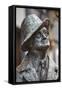 Statue of James Joyce, O'Connell Street, Dublin, Republic of Ireland, Europe-Nigel Hicks-Framed Stretched Canvas