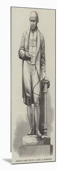 Statue of James Watt, by a Munro, at Birmingham-null-Mounted Giclee Print