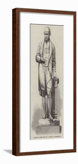 Statue of James Watt, by a Munro, at Birmingham-null-Framed Giclee Print