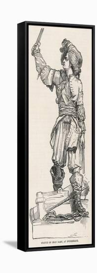 Statue of Jean Bart at Dunkirk, 1845-null-Framed Stretched Canvas