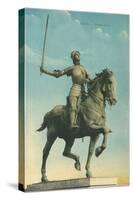 Statue of Jeanne d'Arc-null-Stretched Canvas