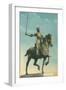 Statue of Jeanne d'Arc-null-Framed Art Print