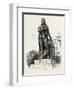 Statue of Jefferson in Front of the White House, Washington, USA, 1870S-null-Framed Giclee Print