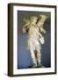 Statue of Jesus as the good shepherd, early Christian Catacombs, Rome, Italy. Artist: Unknown-Unknown-Framed Giclee Print