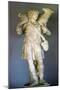 Statue of Jesus as the good shepherd, early Christian Catacombs, Rome, Italy. Artist: Unknown-Unknown-Mounted Giclee Print