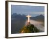 Statue of Jesus, known as Cristo Redentor (Christ the Redeemer), on Corcovado Mountain in Rio De Ja-Peter Adams-Framed Photographic Print