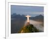 Statue of Jesus, known as Cristo Redentor (Christ the Redeemer), on Corcovado Mountain in Rio De Ja-Peter Adams-Framed Photographic Print