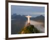 Statue of Jesus, known as Cristo Redentor (Christ the Redeemer), on Corcovado Mountain in Rio De Ja-Peter Adams-Framed Photographic Print