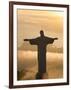 Statue of Jesus, known as Cristo Redentor (Christ the Redeemer), on Corcovado Mountain in Rio De Ja-Peter Adams-Framed Photographic Print