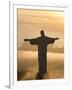 Statue of Jesus, known as Cristo Redentor (Christ the Redeemer), on Corcovado Mountain in Rio De Ja-Peter Adams-Framed Photographic Print