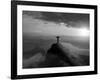 Statue of Jesus, known as Cristo Redentor (Christ the Redeemer), on Corcovado Mountain in Rio De Ja-Peter Adams-Framed Photographic Print