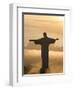 Statue of Jesus, known as Cristo Redentor (Christ the Redeemer), on Corcovado Mountain in Rio De Ja-Peter Adams-Framed Photographic Print