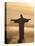 Statue of Jesus, known as Cristo Redentor (Christ the Redeemer), on Corcovado Mountain in Rio De Ja-Peter Adams-Stretched Canvas