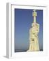 Statue of Joao Rodrigues Cabrillo Overlooking San Diego Harbor-null-Framed Photographic Print