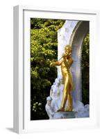 Statue of Johann Strauss, Stadtpark, Vienna, Austria, Central Europe-Neil Farrin-Framed Photographic Print