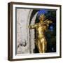 Statue of Johann Strauss, Stadtpark, Vienna, Austria, Europe-Stuart Black-Framed Photographic Print