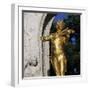 Statue of Johann Strauss, Stadtpark, Vienna, Austria, Europe-Stuart Black-Framed Photographic Print