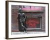 Statue of John Lennon Close to the Original Cavern Club, Matthew Street-Ethel Davies-Framed Premium Photographic Print