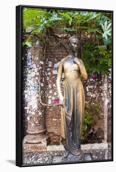 Statue of Juliet, Juliet's House, Verona, UNESCO World Heritage Site, Veneto, Italy, Europe-Nico-Framed Photographic Print