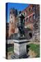 Statue of Julius Caesar, Porta Palatina, Turin, Piedmont, Italy BC-null-Stretched Canvas