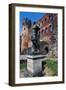 Statue of Julius Caesar, Porta Palatina, Turin, Piedmont, Italy BC-null-Framed Giclee Print