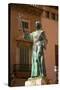 Statue of Junipero Serra, Palma, Mallorca, Spain, Europe-Neil Farrin-Stretched Canvas