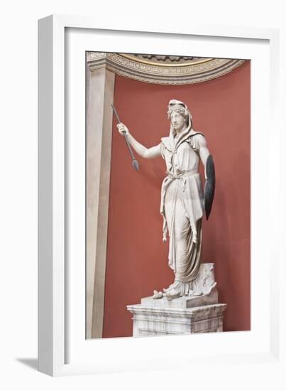 Statue of Juno Sospita, Second Century Ad, Vatican Museums, Rome, Italy-null-Framed Giclee Print