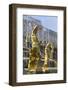Statue of Jupiter to left in foreground, Great Cascade in the background, Peterhof, UNESCO World He-Richard Maschmeyer-Framed Photographic Print