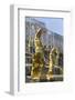 Statue of Jupiter to left in foreground, Great Cascade in the background, Peterhof, UNESCO World He-Richard Maschmeyer-Framed Photographic Print