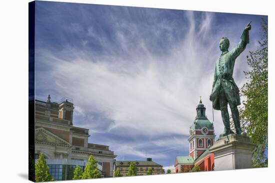 Statue of Karl XII in Kungstradgarden-Jon Hicks-Stretched Canvas