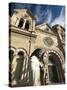 Statue of Kateri Tekakwitha, the Cathedral Basilica of St. Francis of Assisi, Santa Fe, New Mexico,-Richard Maschmeyer-Stretched Canvas